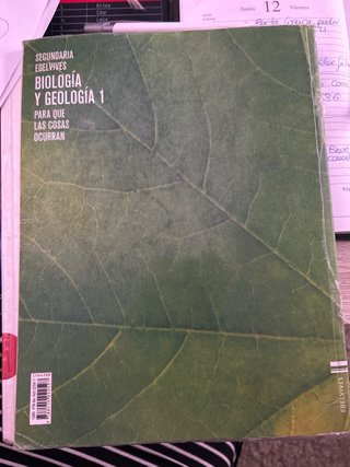 Biología y geología 1, Secundaria Edelvives