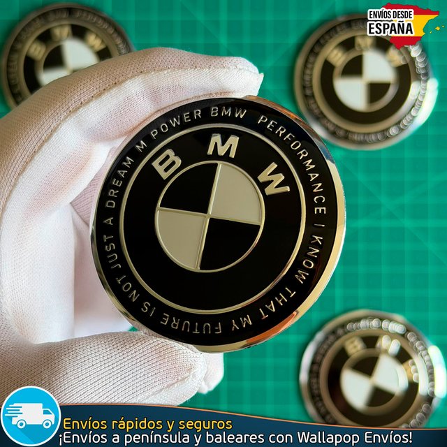 Emblemas BMW 60mm x4 M Power Tapacubos Llantas