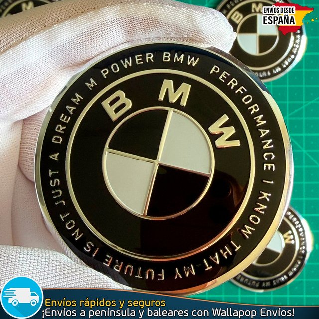 Emblemas BMW 60mm x4 M Power Tapacubos Llantas