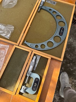 Lote Micrómetro, Reloj Comparador, calibre