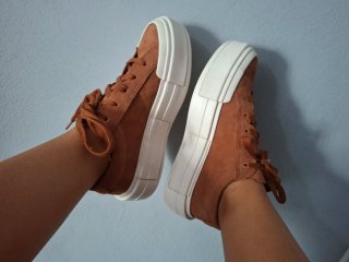 Converse plataforma marrón T.39