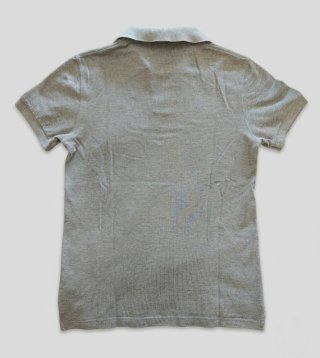 Polo Hackett gris manga corta. Talla S.