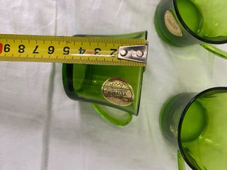 Lote 3 Tazas Duralex Verdes