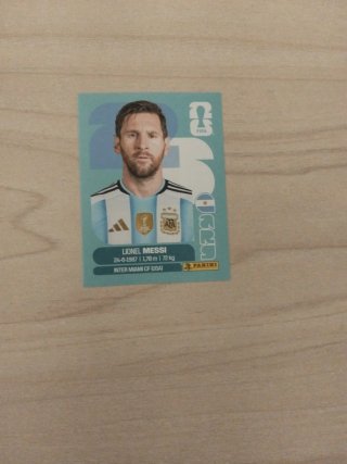 Carta Lionel Messi Mundial 2026 Panini