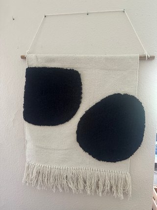 Tapiz Decorativo Pared Negro y Blanco