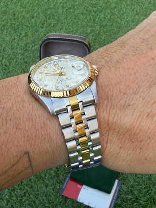 Tudor Prince Date Day ref 76213 Oro/Plata