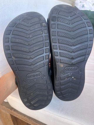 Crocs negros talla 37-38