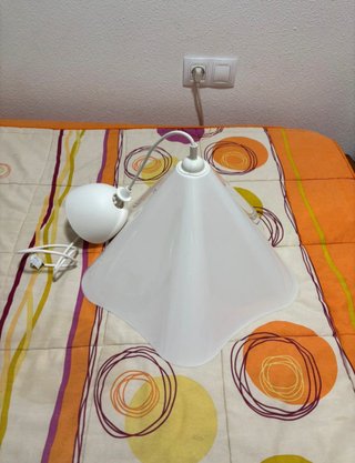 Lámpara colgante blanca Ikea