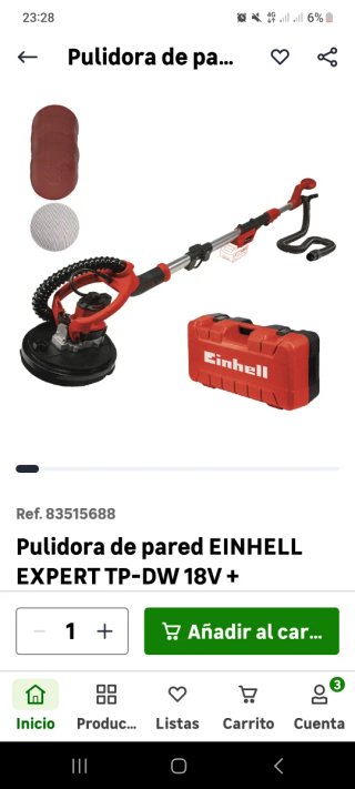 Lijadora jirafa y compresor de aire