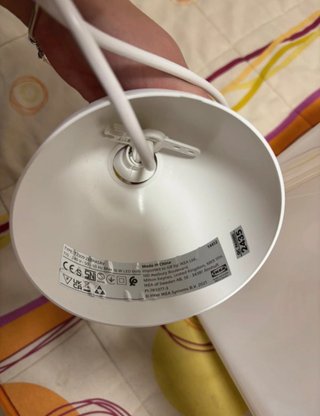 Lámpara colgante blanca Ikea