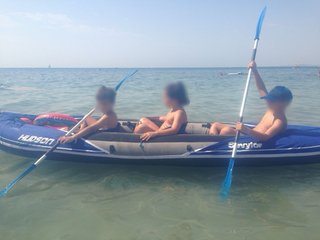 Kayak hinchable Sevylor Hudson 3 plazas