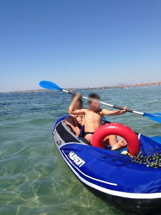 Kayak hinchable Sevylor Hudson 3 plazas
