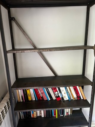 Estantería Hierro Forjado Industrial. Alto 190 .