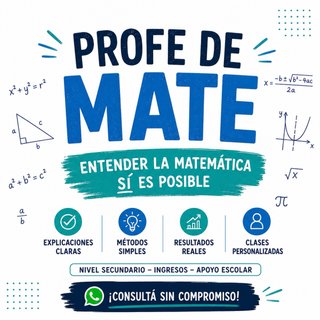 Clases particulares de matemáticas