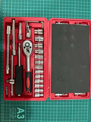 Juego de 46 piezas de herramientas + aflojlotodo