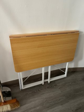 Escritorio plegable madera y metal