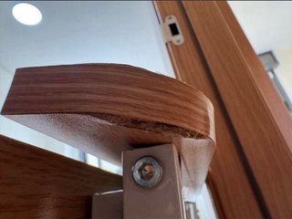 Escritorio plegable madera y metal