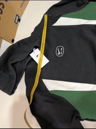 Sudadera Nike Air Negra y Verde
