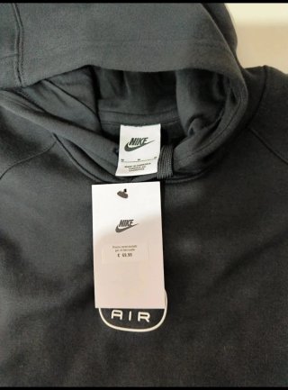Sudadera Nike Air Negra y Verde