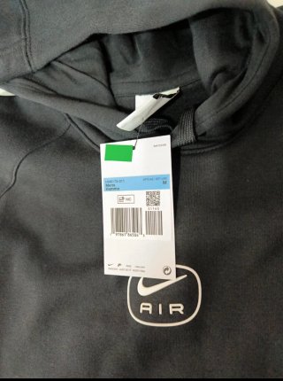 Sudadera Nike Air Negra y Verde