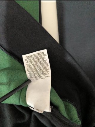 Sudadera Nike Air Negra y Verde
