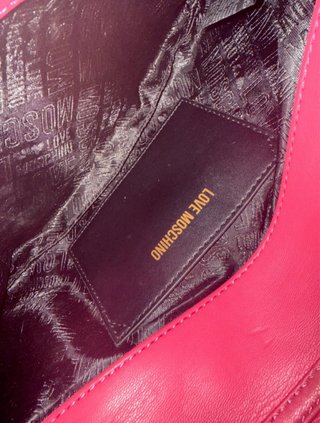 Borsa Love Moschino rosa trapuntata