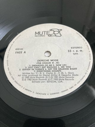 Depeche Mode - The Singles 81-85 Vinilo LP