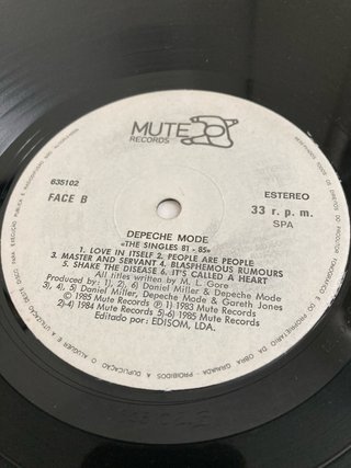 Depeche Mode - The Singles 81-85 Vinilo LP