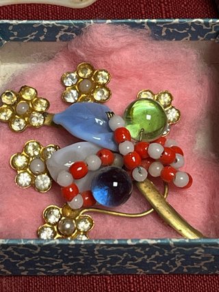 Antigüedades años 40 Joyas y Cajas