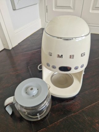Cafetera SMEG filtro goteo crema