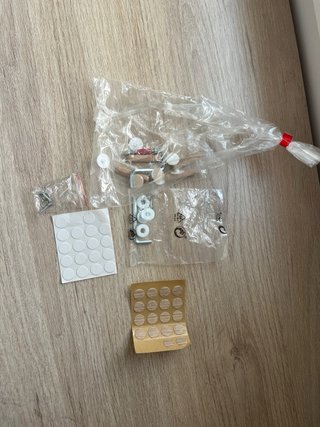 Escritorio madera con cajón y 2 estanterías