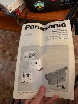 Panasonic RX10 SLIM Palmcorder Videocámara