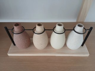 Conjunto 4 Mini Jarrones Decorativos