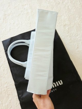 Borsa Miu Miu Beauty Blu