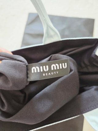 Borsa Miu Miu Beauty Blu