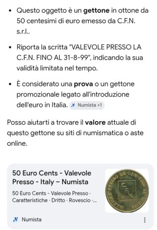 Gettoni fantasia pre euro