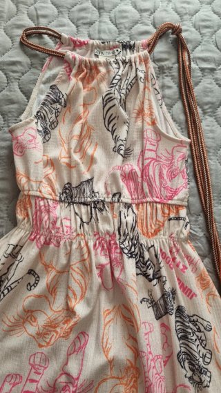 Vestido Zara Estampado Disney