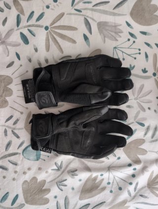 Guantes Moto Verano Mujer Garibaldi Negros