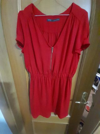 Vestido Zara Rojo Talla M