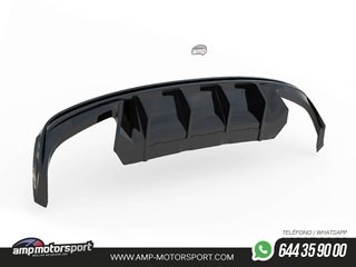 AÑADIDO DE DIFUSOR SKODA OCTAVIA RS MK4 2019-- NEGRO BRILLO