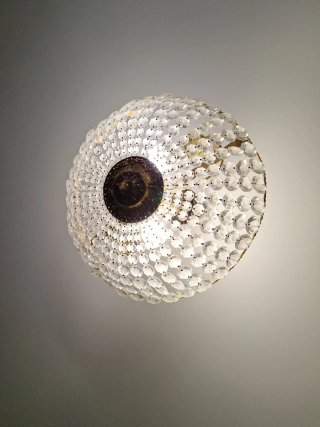 Lámpara de techo vintage cristal y metal