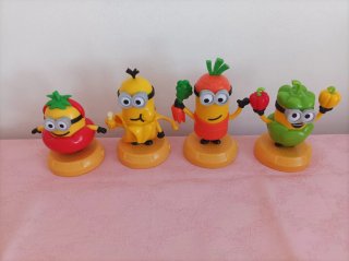 Minions Set 4 Personaggi 3D Fruit Sounds