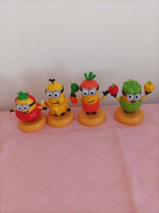 Minions Set 4 Personaggi 3D Fruit Sounds