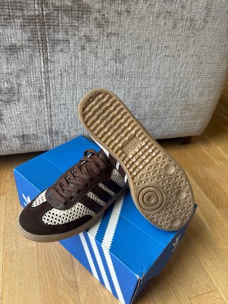 Adidas Samba Mujer Beige/Marrón