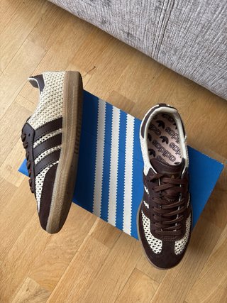 Adidas Samba Mujer Beige/Marrón