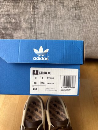 Adidas Samba Mujer Beige/Marrón