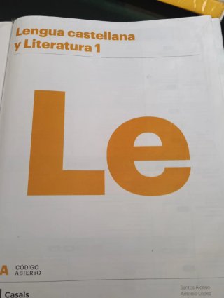 Lengua castellana y literatura 1, Le Bachillerato