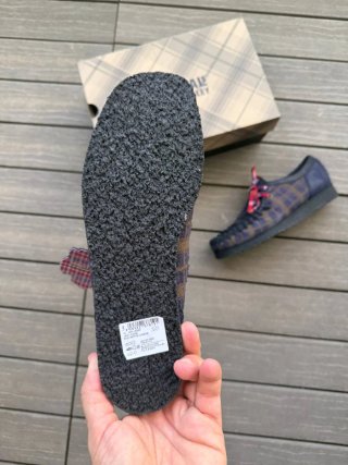 Clarks Wallabee Nicolas Daley Azul Marrón