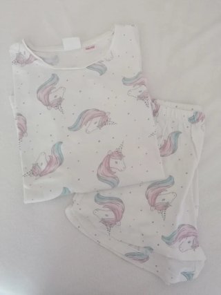 Pijama Unicornio Zara Verano Talla 9-10