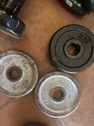 Mancuernas de hierro fundido 56 k Pesas 20 k